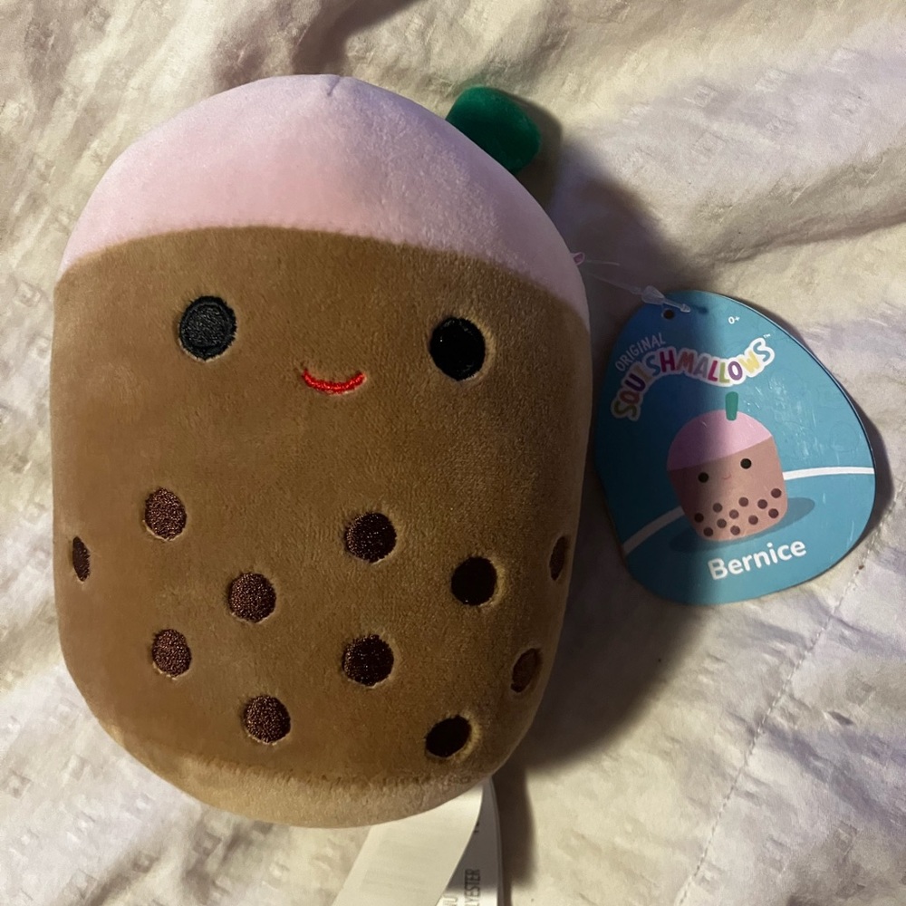 Squishville Squishmallows Bernice Boba Tea SweetTooth Squad Stuffed Animal Plush